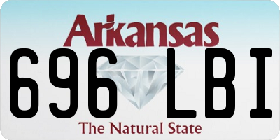 AR license plate 696LBI