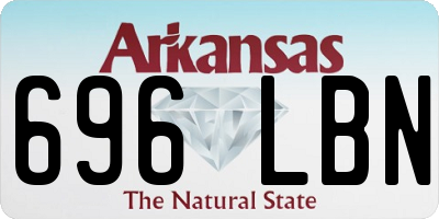 AR license plate 696LBN