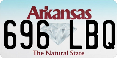 AR license plate 696LBQ