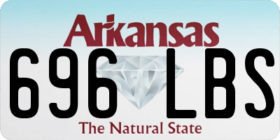 AR license plate 696LBS