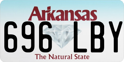 AR license plate 696LBY
