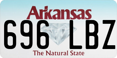 AR license plate 696LBZ