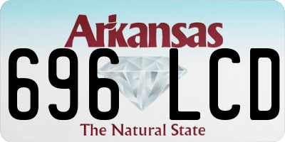AR license plate 696LCD