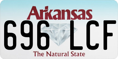 AR license plate 696LCF