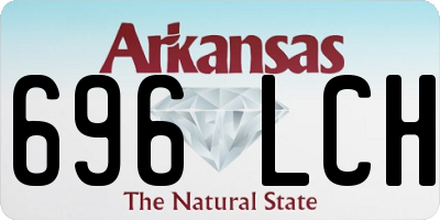 AR license plate 696LCH