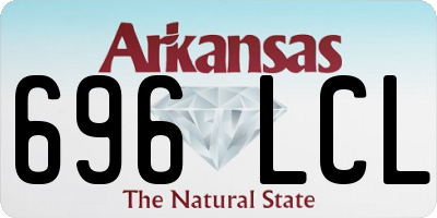 AR license plate 696LCL