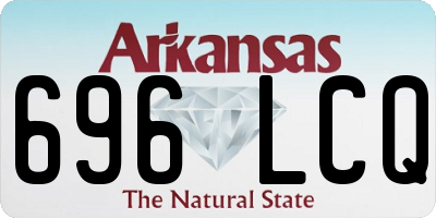 AR license plate 696LCQ