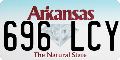 AR license plate 696LCY