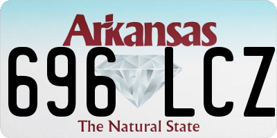 AR license plate 696LCZ