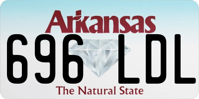 AR license plate 696LDL