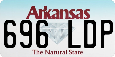 AR license plate 696LDP