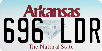 AR license plate 696LDR