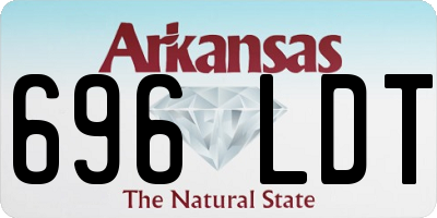 AR license plate 696LDT
