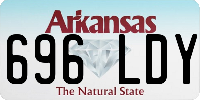 AR license plate 696LDY