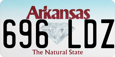 AR license plate 696LDZ