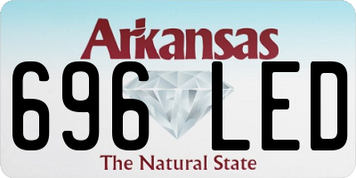 AR license plate 696LED