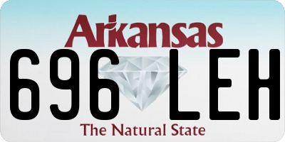 AR license plate 696LEH
