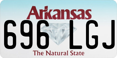 AR license plate 696LGJ