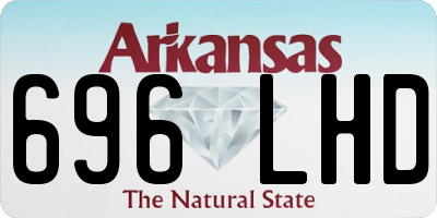 AR license plate 696LHD