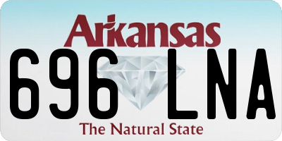 AR license plate 696LNA