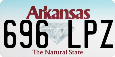 AR license plate 696LPZ