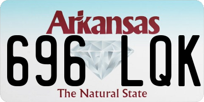 AR license plate 696LQK