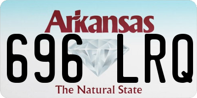 AR license plate 696LRQ