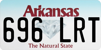 AR license plate 696LRT