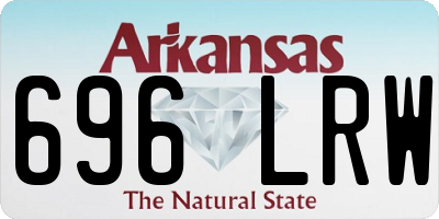 AR license plate 696LRW