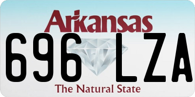 AR license plate 696LZA