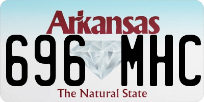 AR license plate 696MHC