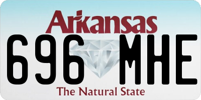 AR license plate 696MHE