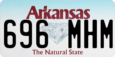 AR license plate 696MHM