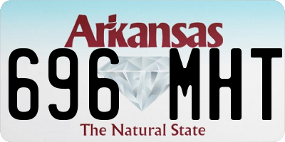 AR license plate 696MHT