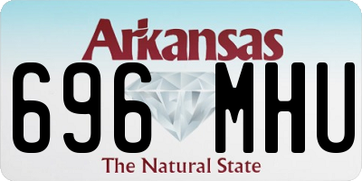 AR license plate 696MHU