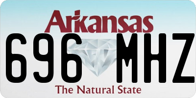 AR license plate 696MHZ