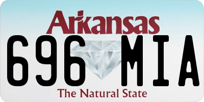 AR license plate 696MIA