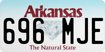 AR license plate 696MJE