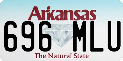 AR license plate 696MLU