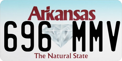 AR license plate 696MMV