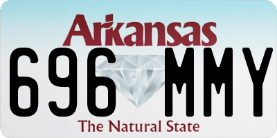 AR license plate 696MMY