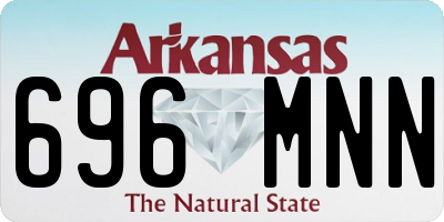 AR license plate 696MNN