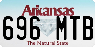 AR license plate 696MTB