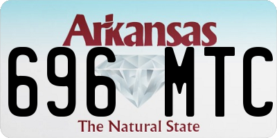 AR license plate 696MTC