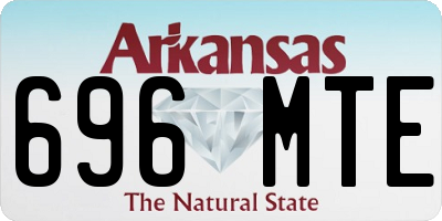AR license plate 696MTE