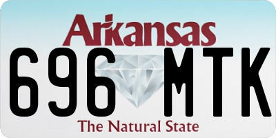 AR license plate 696MTK