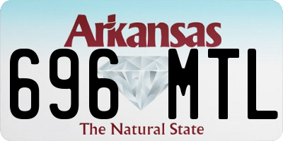 AR license plate 696MTL