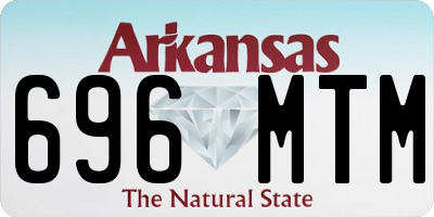 AR license plate 696MTM