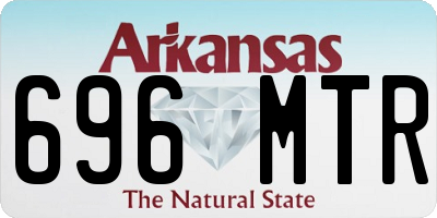 AR license plate 696MTR