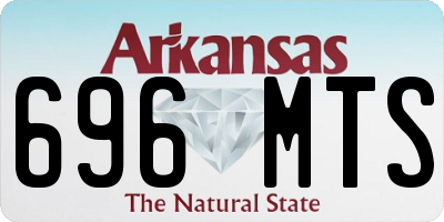 AR license plate 696MTS